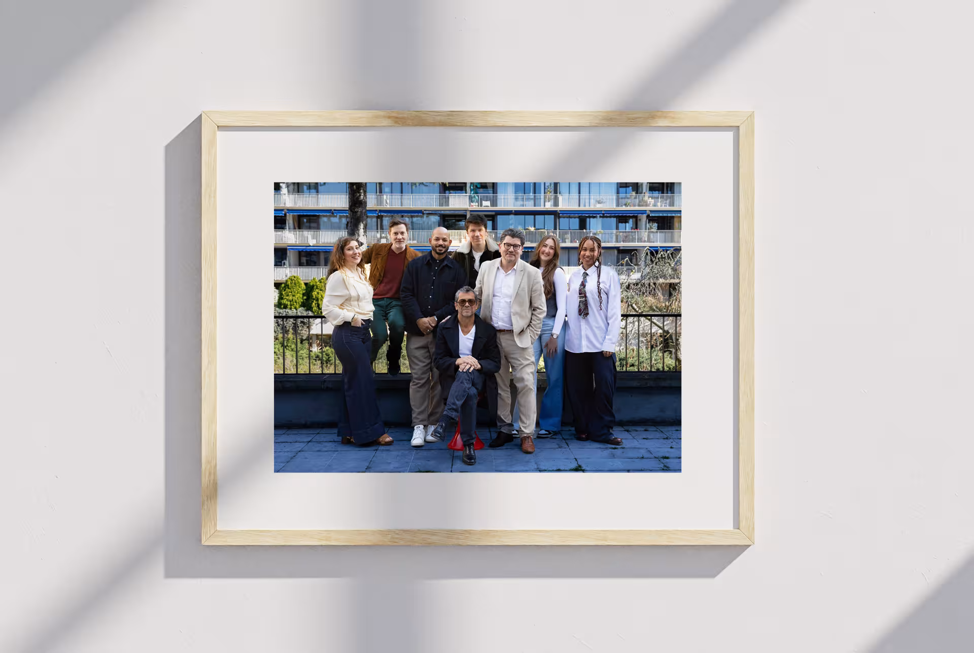 Mockup cadre photo et equipe FUTURAMA